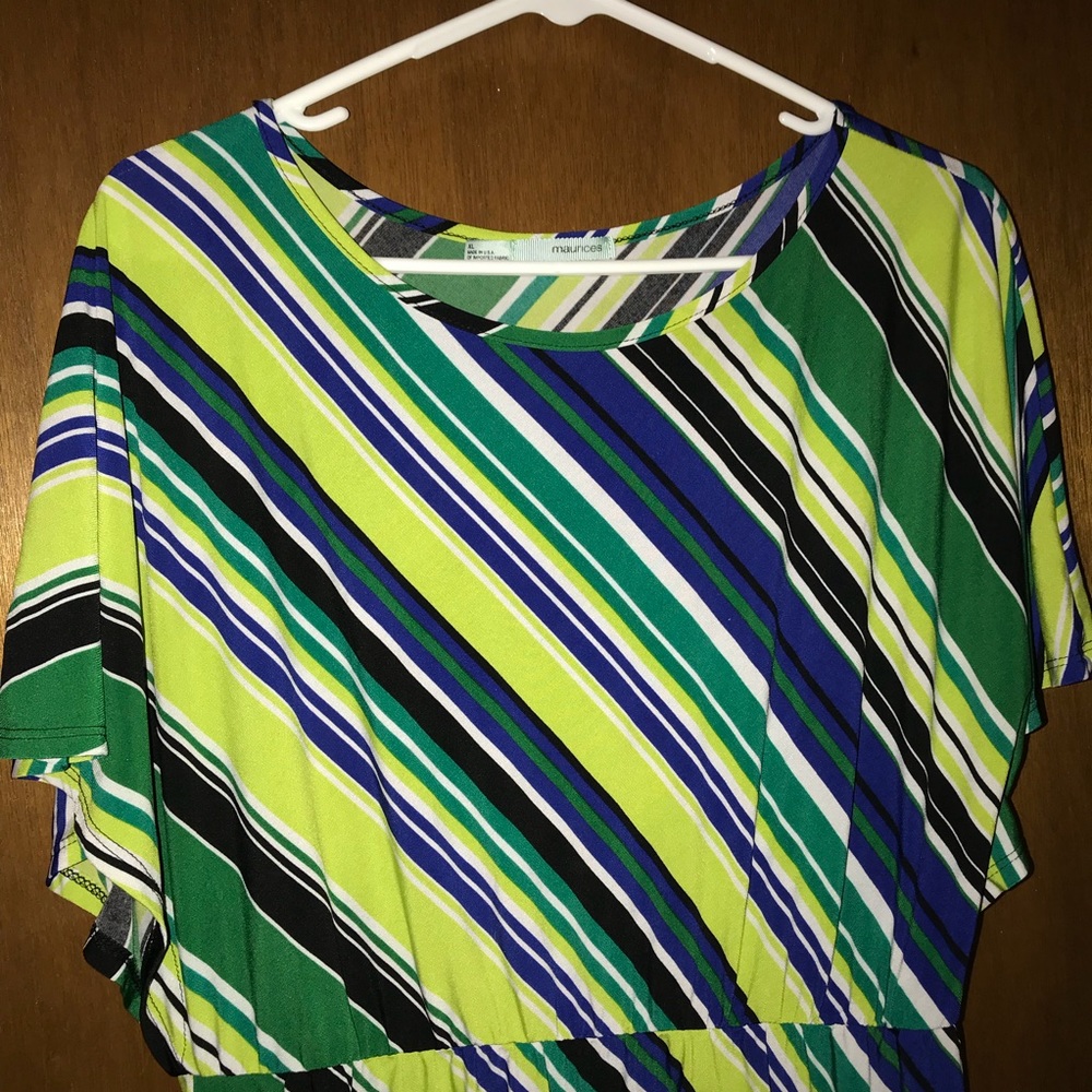 Women’s Hi-Low Striped Dress